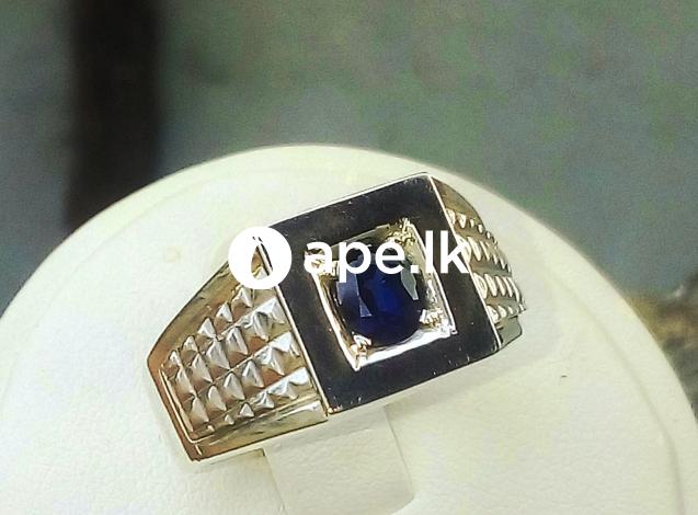 Blue Sapphire Gents Ring